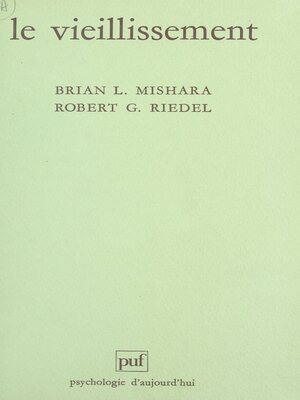 cover image of Le vieillissement